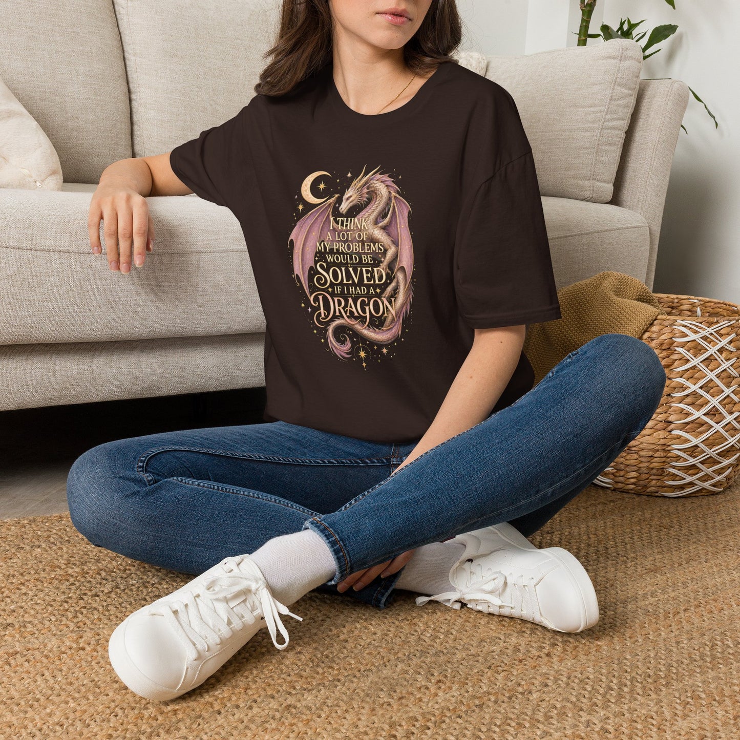 If I Had a Dragon Shirt | Funny Dragon T-Shirt | Fantasy Reader Tee | Romantasy Book Lover Gift | Bookish Graphic Tee