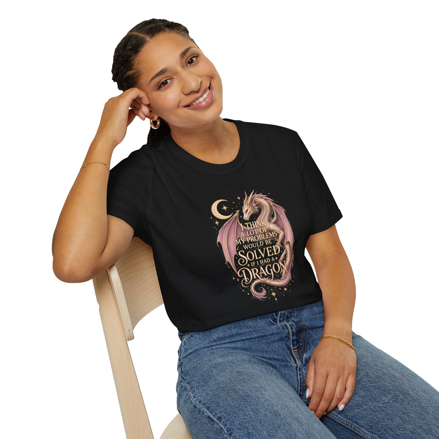 If I Had a Dragon Shirt | Funny Dragon T-Shirt | Fantasy Reader Tee | Romantasy Book Lover Gift | Bookish Graphic Tee