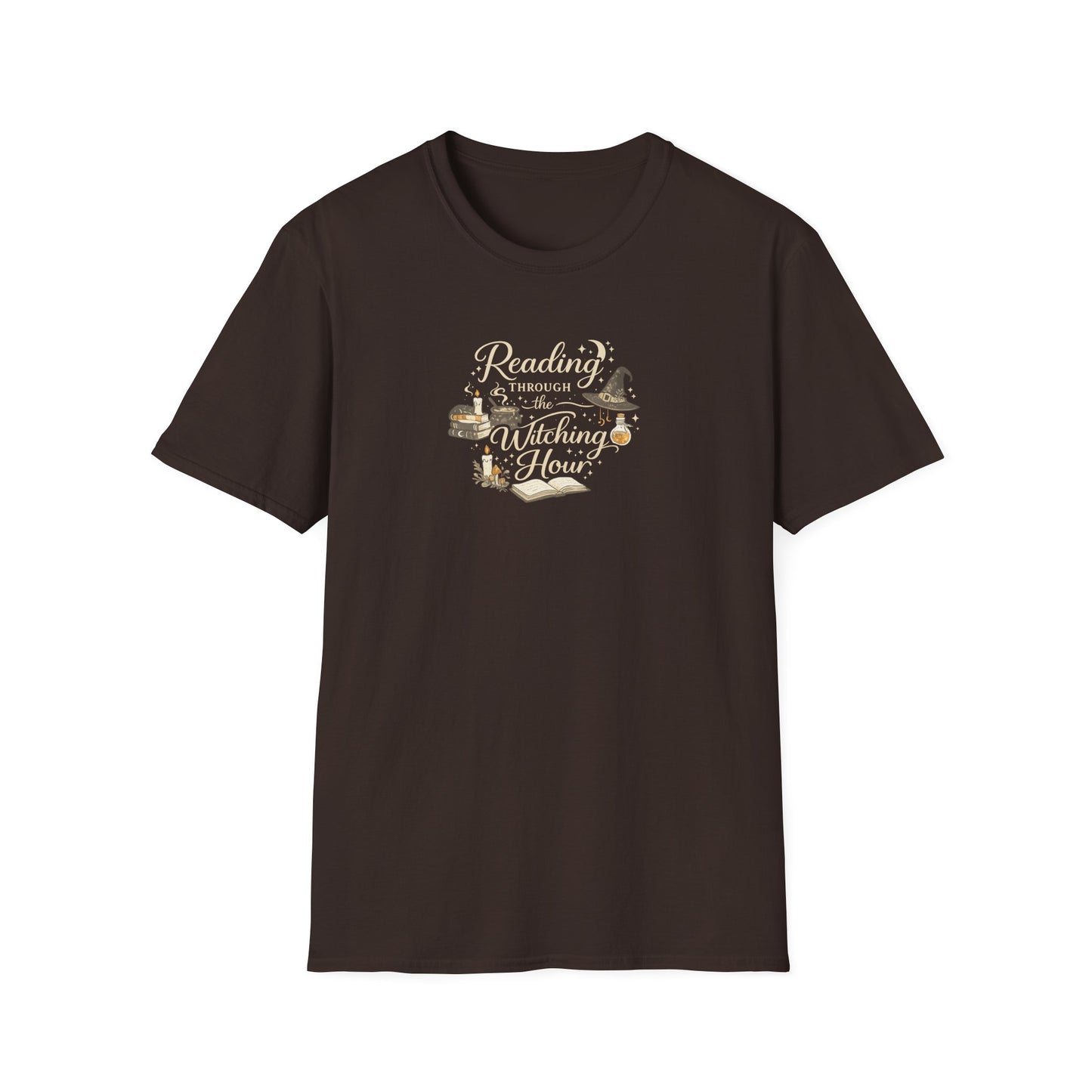 Reading Through the Witching Hour Shirt | Book Lover Halloween Tee | Witchy Reader Shirt | Spooky Bookish T-Shirt | Fall Reading Gift