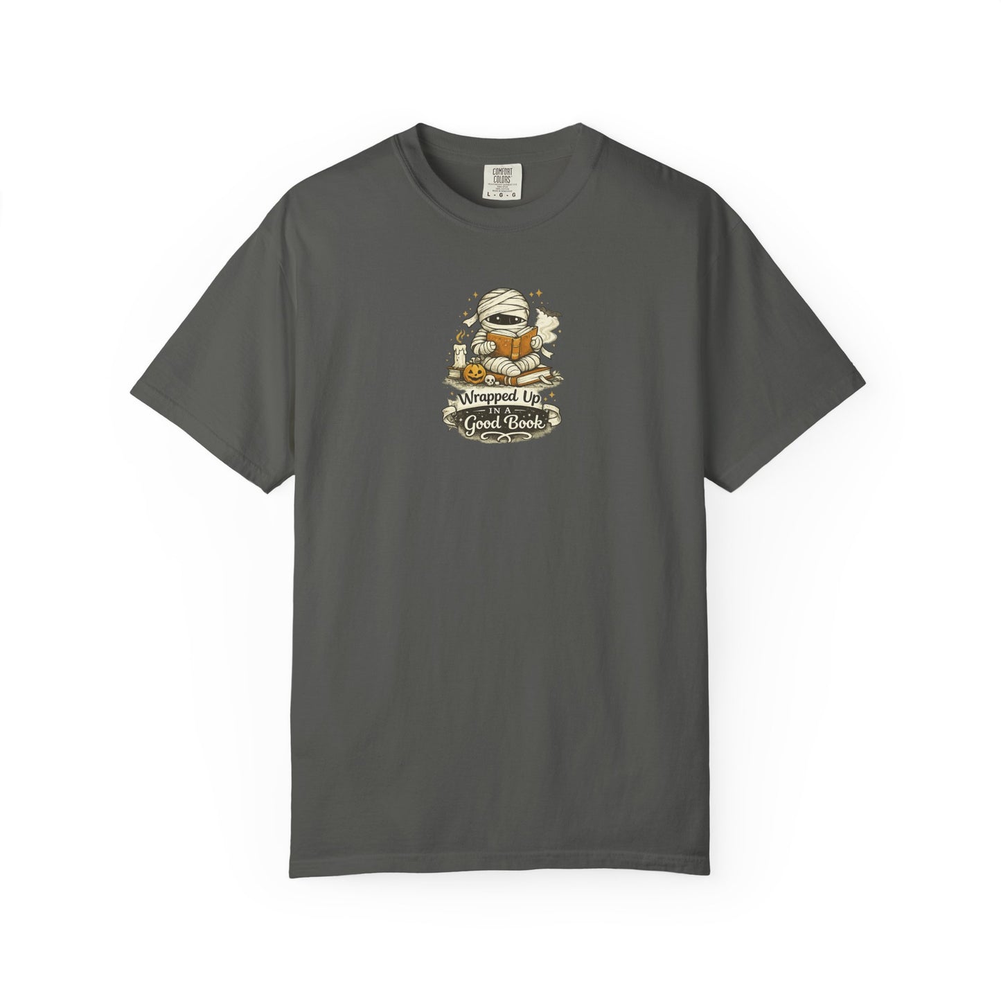 Wrapped Up in a Good Book Shirt | Cute Halloween Book Lover Tee | Bookworm Fall T-Shirt | Spooky Reader Gift | Cozy Bookish Shirt