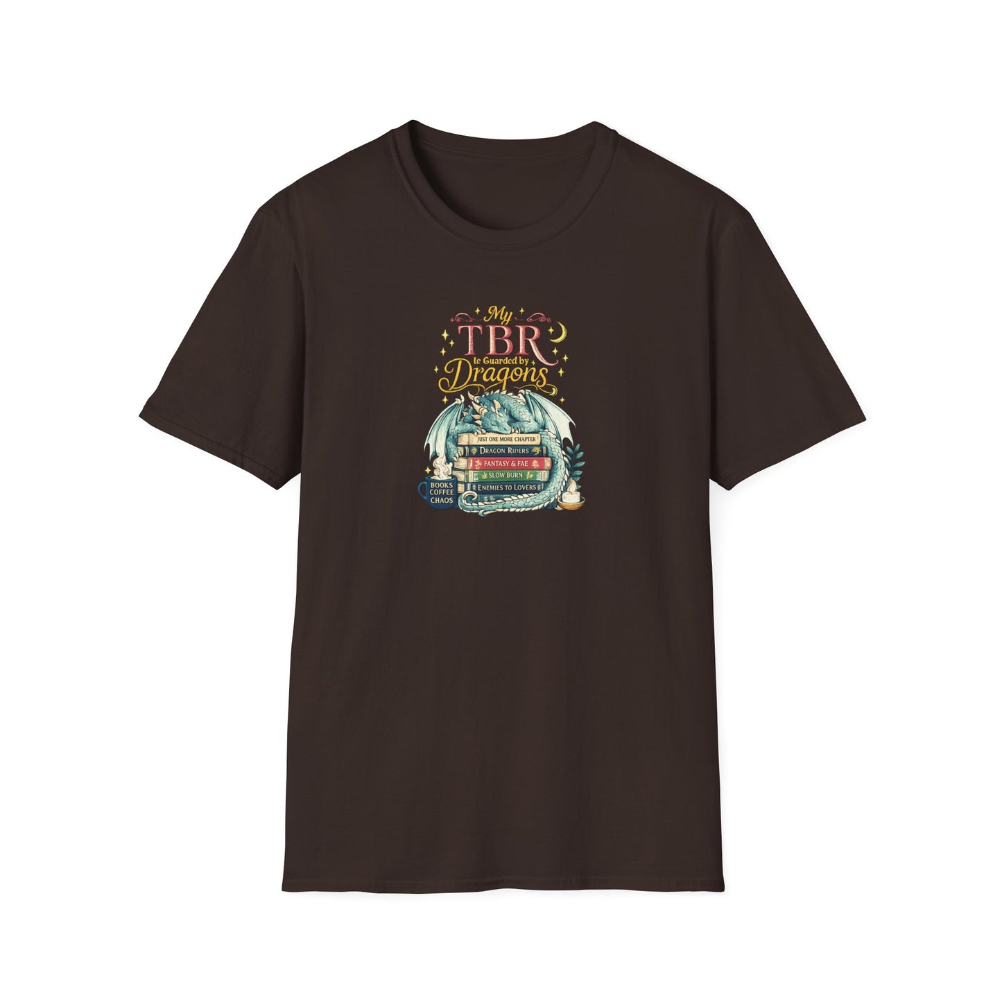 My TBR Is Guarded By Dragons Shirt, Fantasy Book Lover T-Shirt, Bookish Reading Tee, Dragon Reader Gift, BookTok Apparel