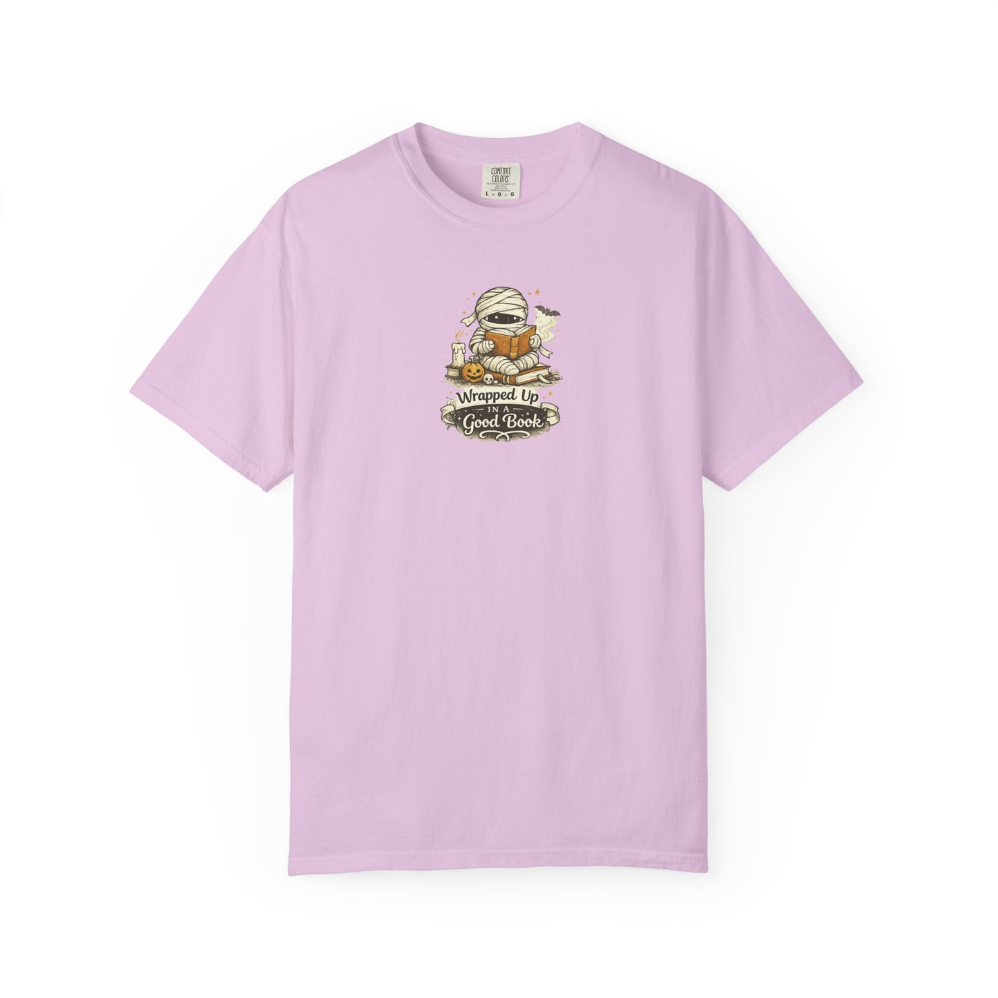 Wrapped Up in a Good Book Shirt | Cute Halloween Book Lover Tee | Bookworm Fall T-Shirt | Spooky Reader Gift | Cozy Bookish Shirt