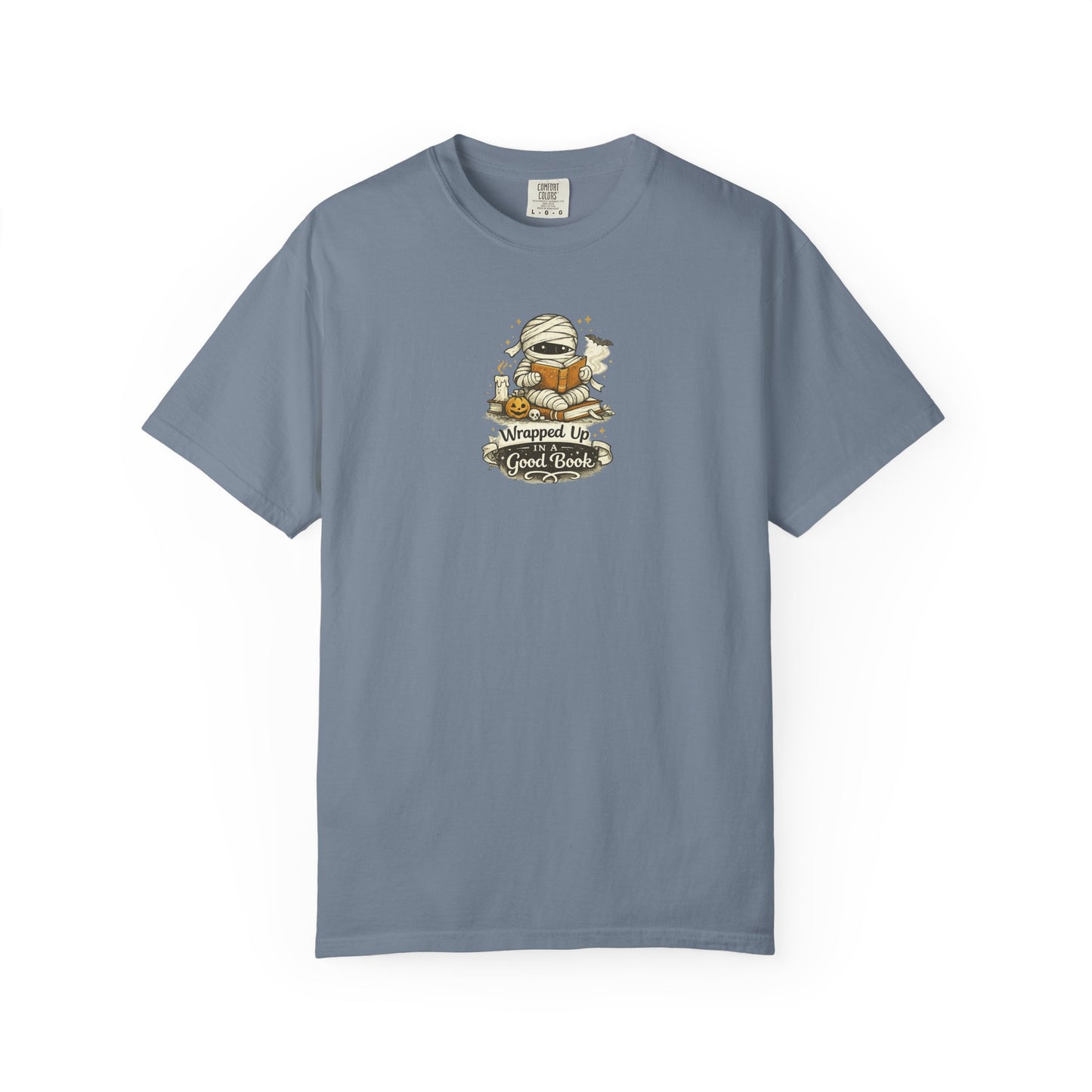 Wrapped Up in a Good Book Shirt | Cute Halloween Book Lover Tee | Bookworm Fall T-Shirt | Spooky Reader Gift | Cozy Bookish Shirt