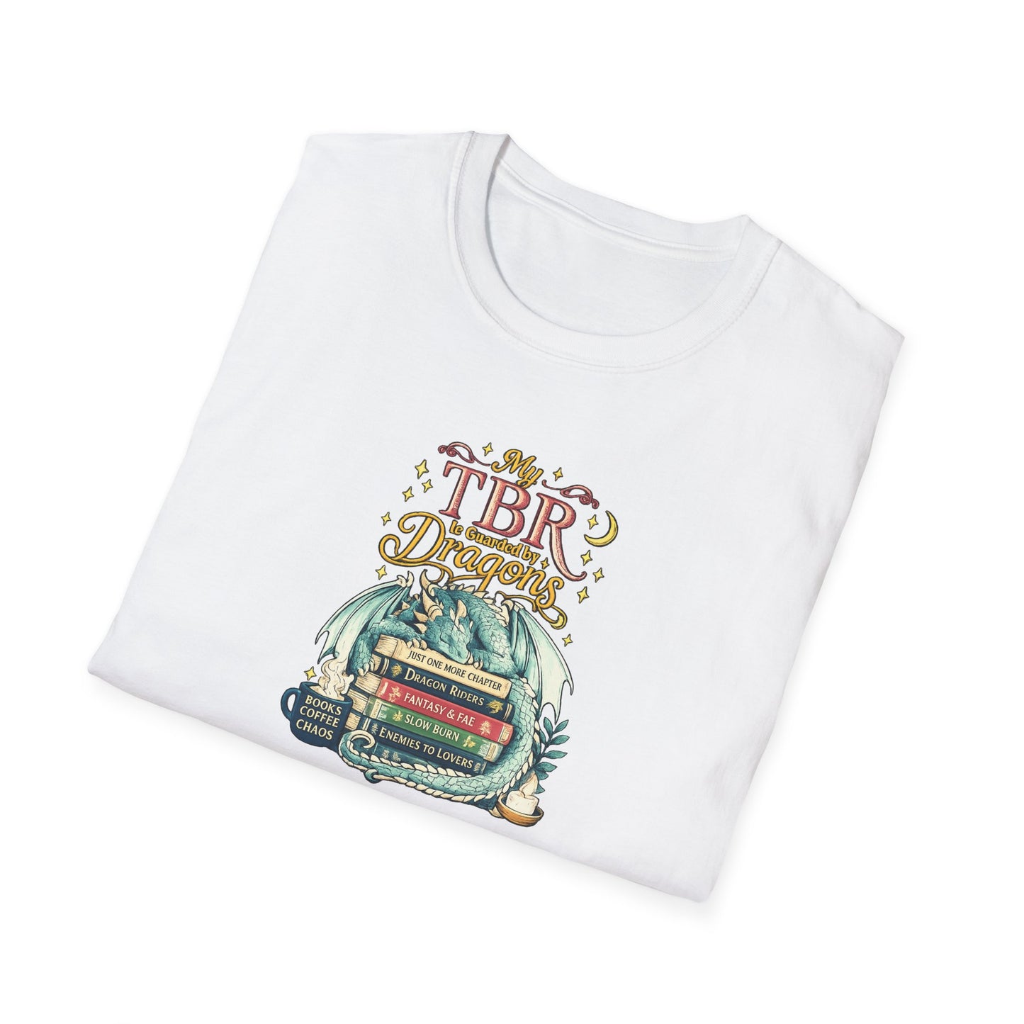 My TBR Is Guarded By Dragons Shirt, Fantasy Book Lover T-Shirt, Bookish Reading Tee, Dragon Reader Gift, BookTok Apparel