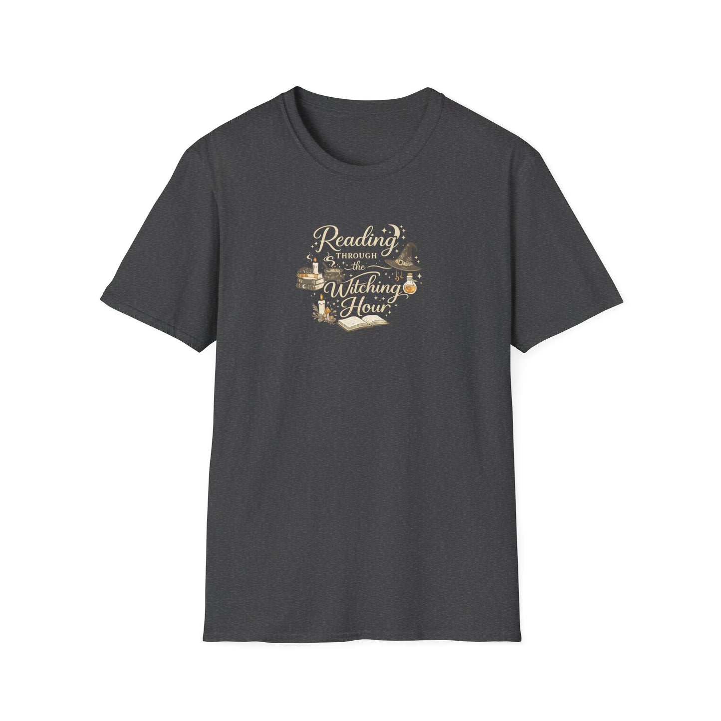 Reading Through the Witching Hour Shirt | Book Lover Halloween Tee | Witchy Reader Shirt | Spooky Bookish T-Shirt | Fall Reading Gift