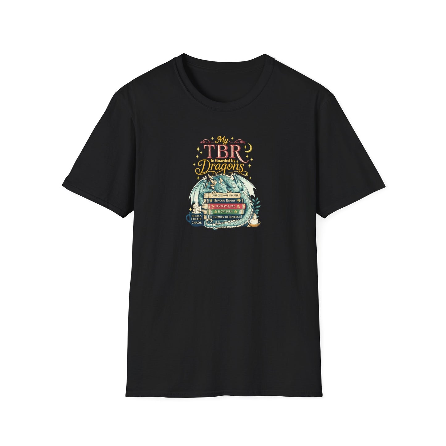 My TBR Is Guarded By Dragons Shirt, Fantasy Book Lover T-Shirt, Bookish Reading Tee, Dragon Reader Gift, BookTok Apparel