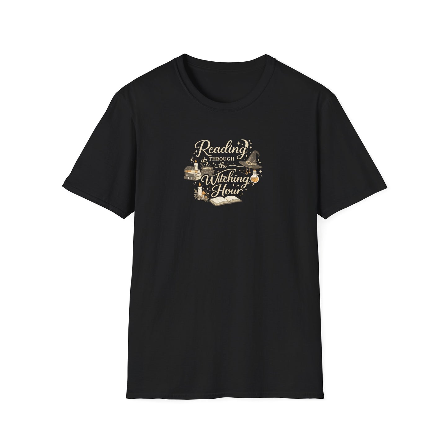 Reading Through the Witching Hour Shirt | Book Lover Halloween Tee | Witchy Reader Shirt | Spooky Bookish T-Shirt | Fall Reading Gift