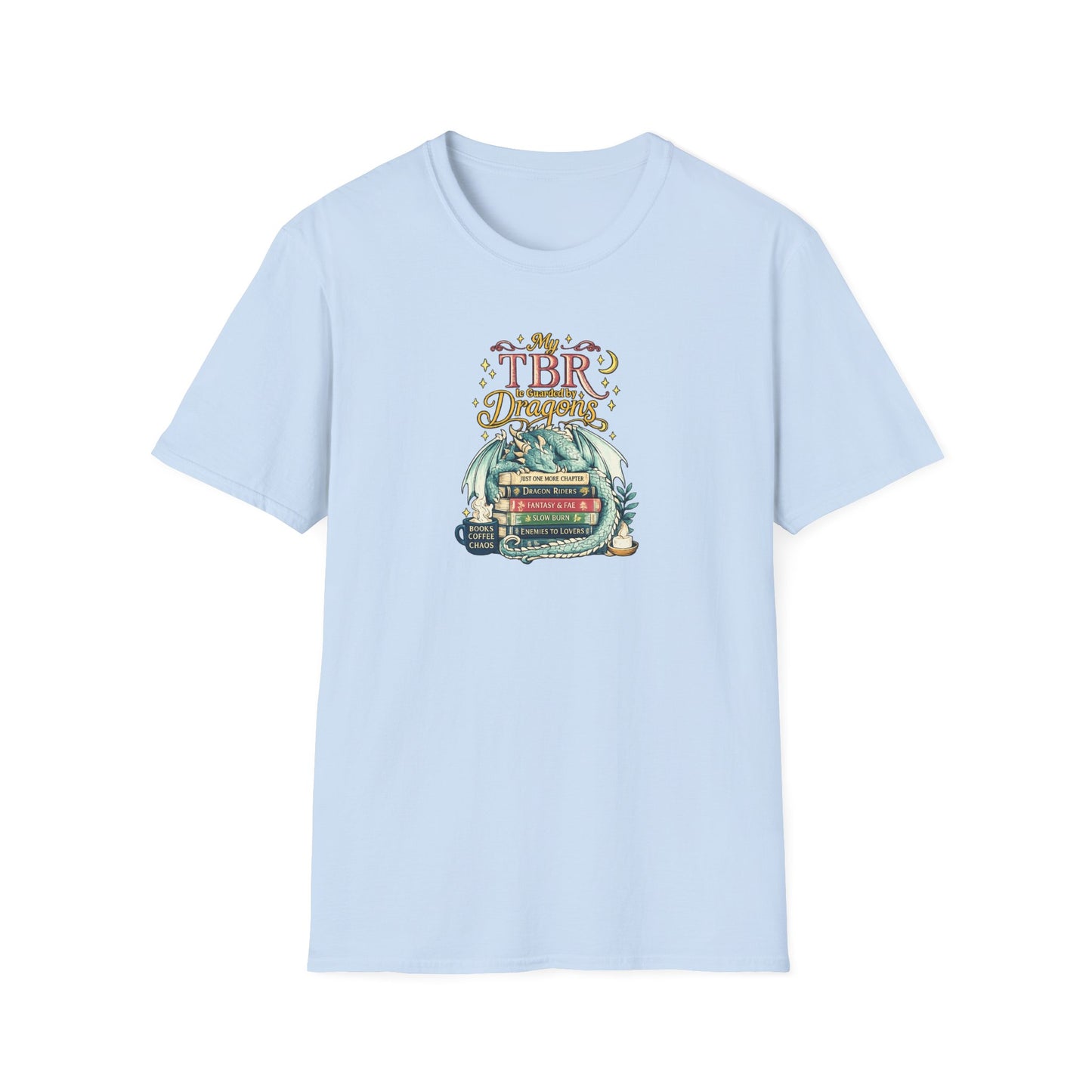My TBR Is Guarded By Dragons Shirt, Fantasy Book Lover T-Shirt, Bookish Reading Tee, Dragon Reader Gift, BookTok Apparel