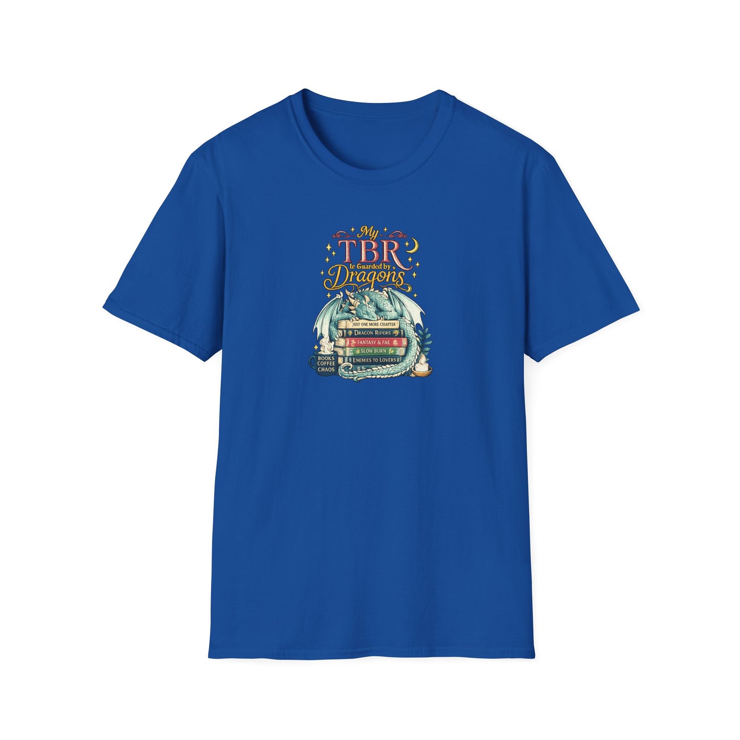 My TBR Is Guarded By Dragons Shirt, Fantasy Book Lover T-Shirt, Bookish Reading Tee, Dragon Reader Gift, BookTok Apparel