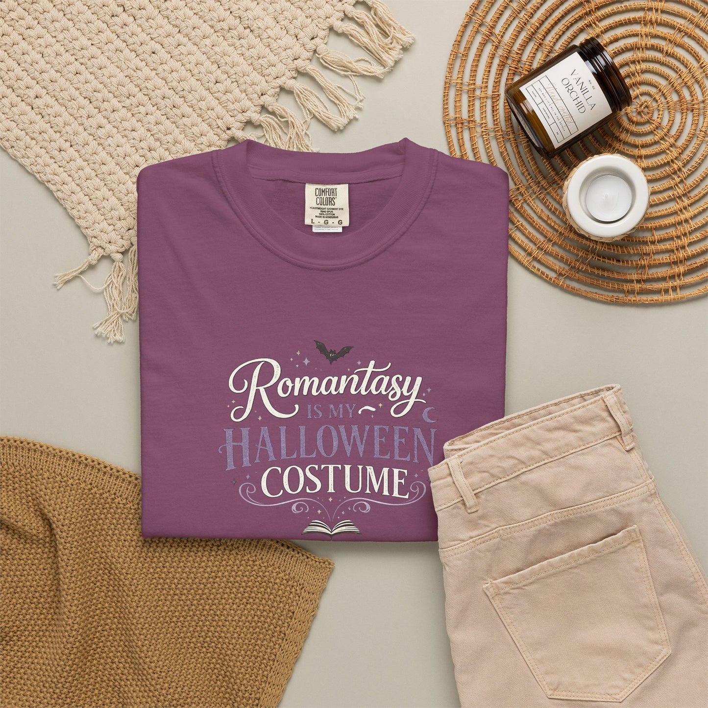 Romantasy Is My Halloween Costume Shirt | Book Lover Halloween Tee | Fantasy Reader Shirt | Spooky Bookish T-Shirt |BookTok Gift for Readers