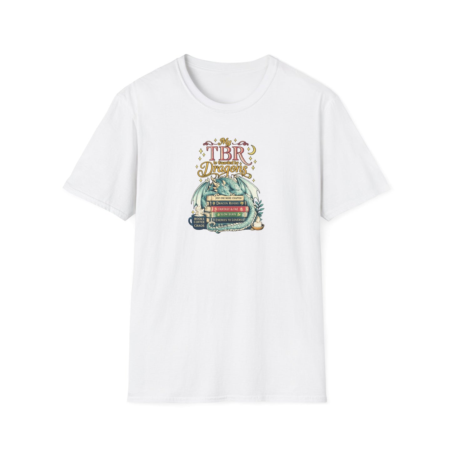 My TBR Is Guarded By Dragons Shirt, Fantasy Book Lover T-Shirt, Bookish Reading Tee, Dragon Reader Gift, BookTok Apparel