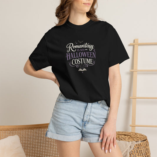 Romantasy Is My Halloween Costume Shirt | Book Lover Halloween Tee | Fantasy Reader Shirt | Spooky Bookish T-Shirt |BookTok Gift for Readers