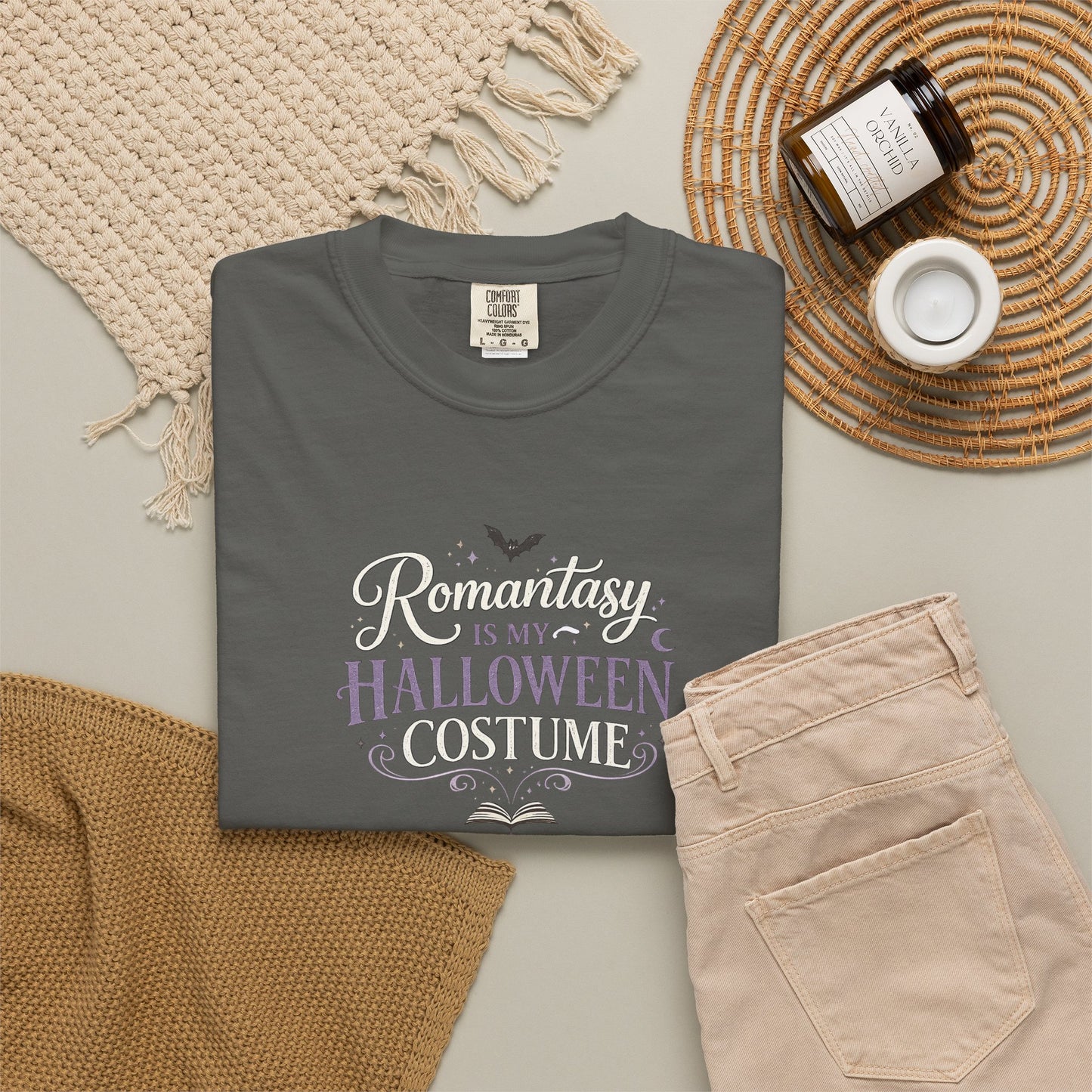 Romantasy Is My Halloween Costume Shirt | Book Lover Halloween Tee | Fantasy Reader Shirt | Spooky Bookish T-Shirt |BookTok Gift for Readers