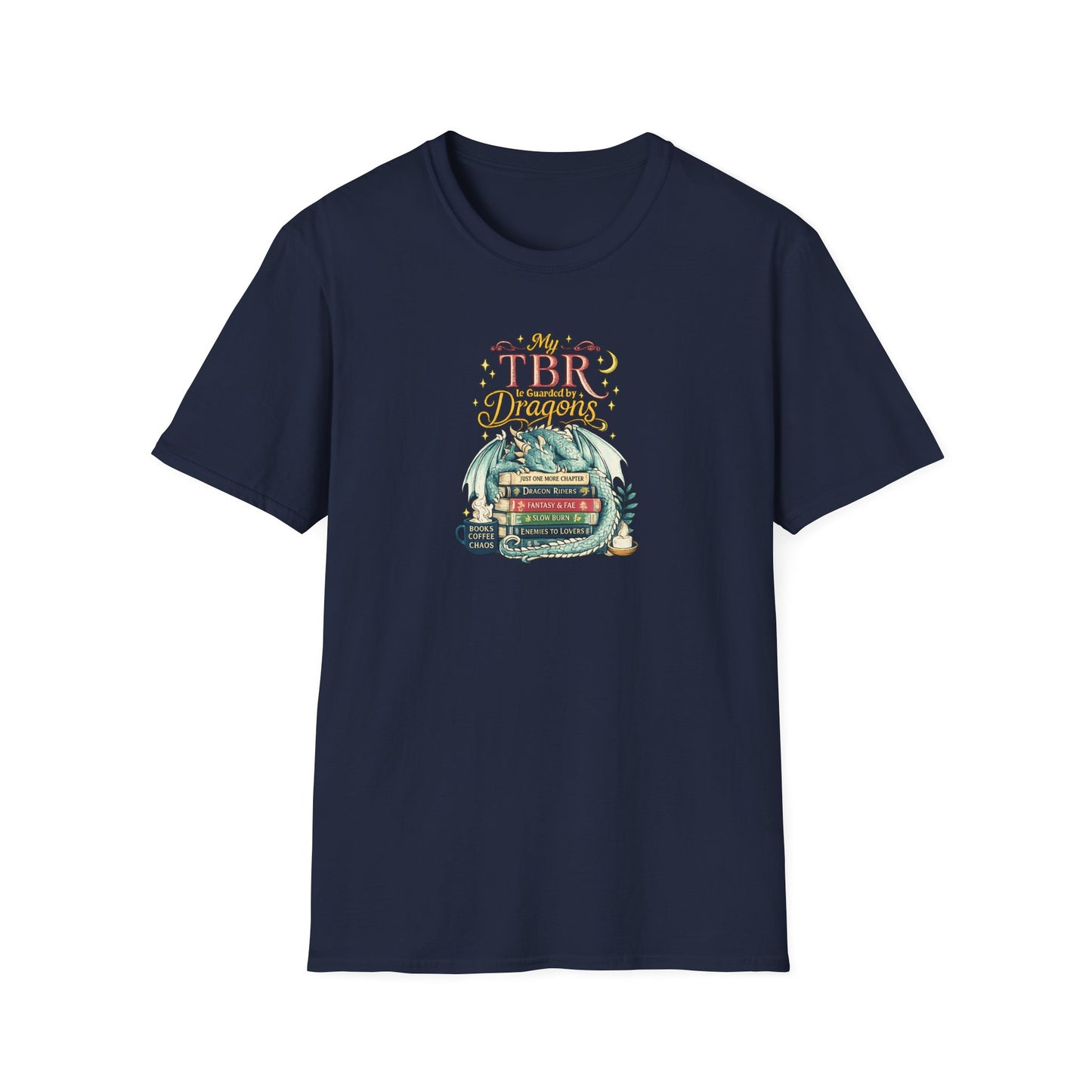 My TBR Is Guarded By Dragons Shirt, Fantasy Book Lover T-Shirt, Bookish Reading Tee, Dragon Reader Gift, BookTok Apparel