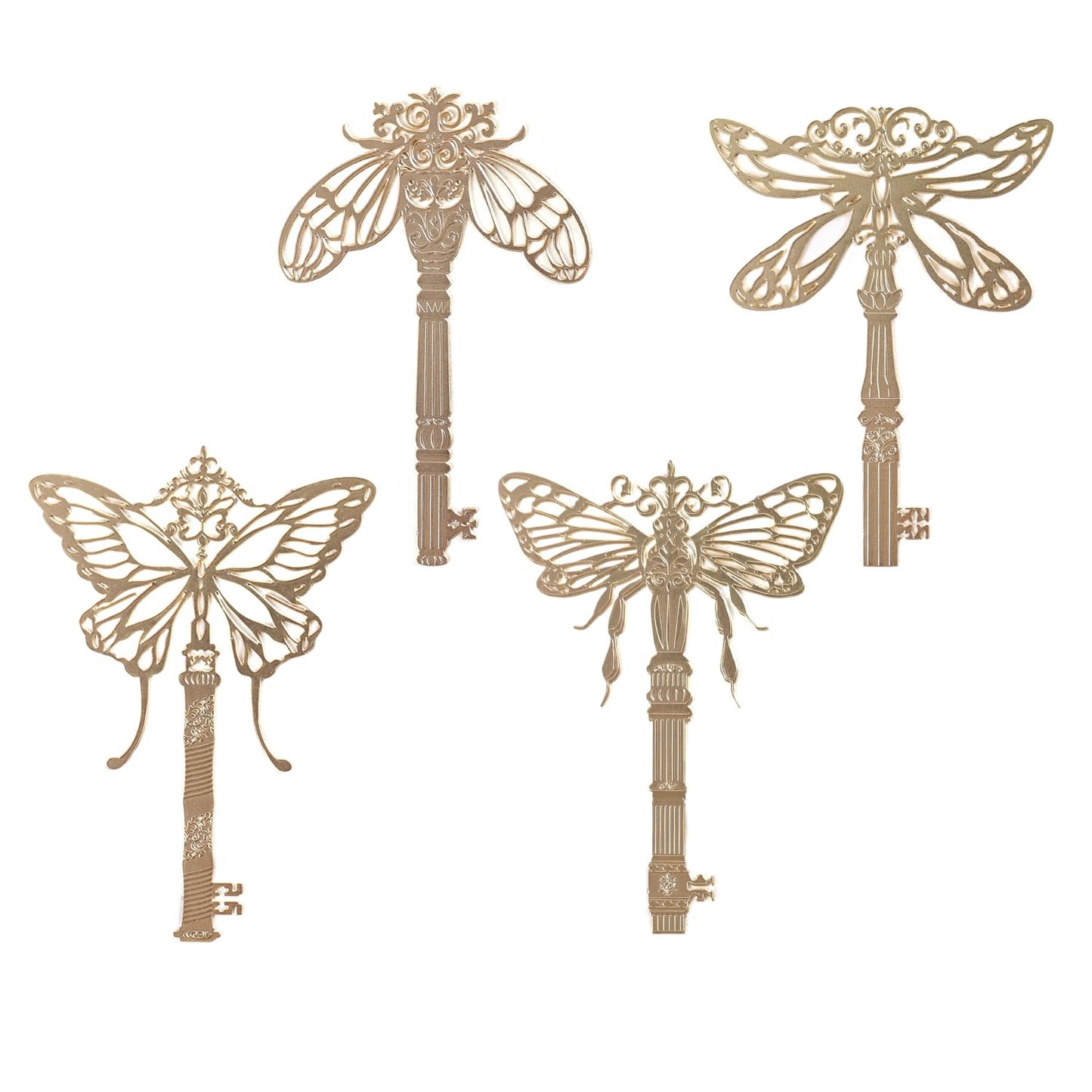4pcs Fantasy Sword Bookmarks for Books, Journals, Planners - Cool Metal Book Markers for Reading Women & Men, Unique Book Marks Gifts for Book Lovers, Reading Accessories for Students & Adults & Kids