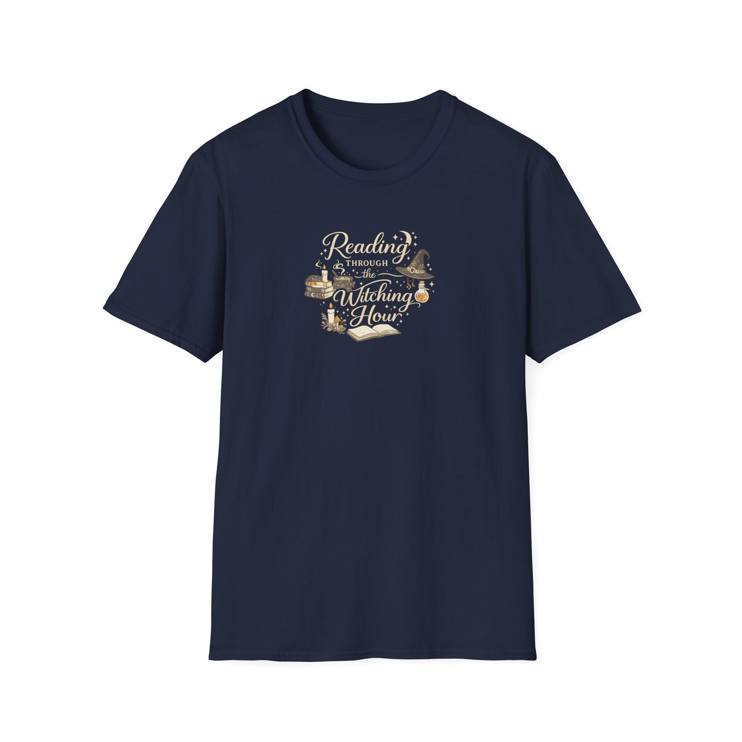 Reading Through the Witching Hour Shirt | Book Lover Halloween Tee | Witchy Reader Shirt | Spooky Bookish T-Shirt | Fall Reading Gift