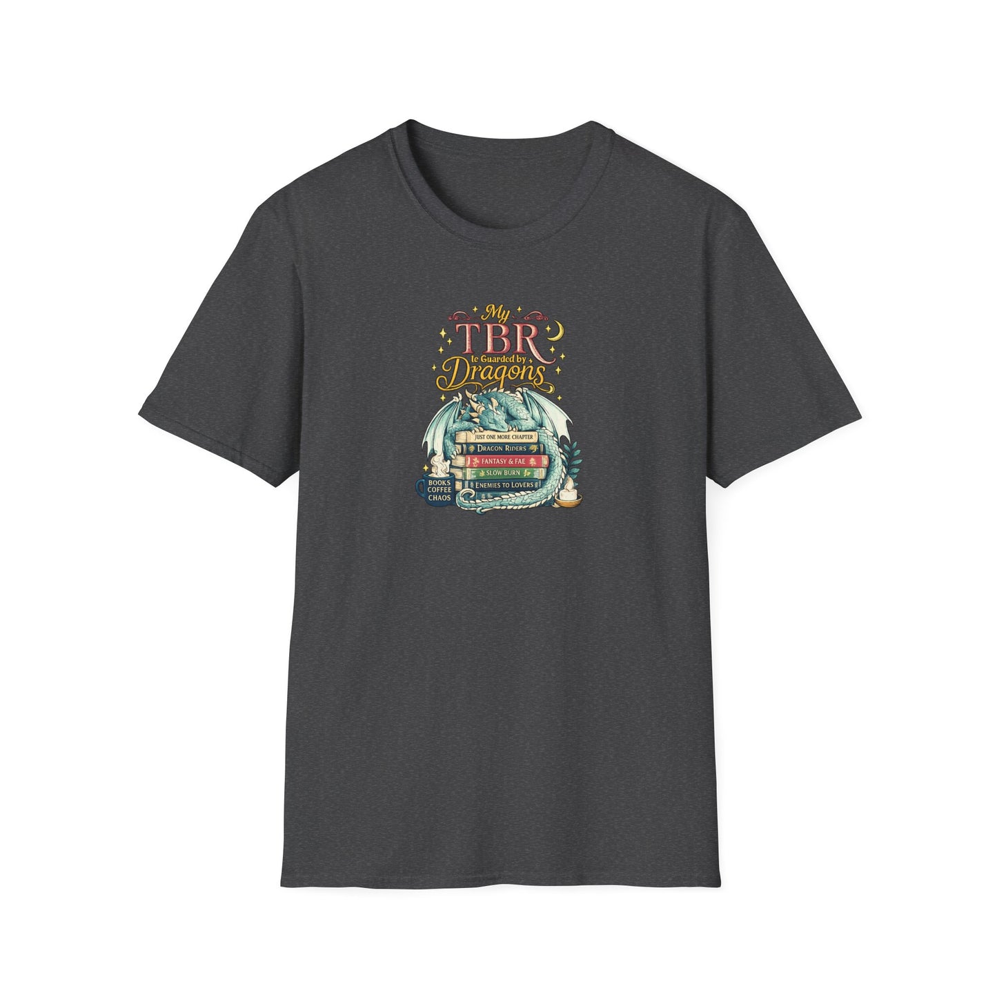 My TBR Is Guarded By Dragons Shirt, Fantasy Book Lover T-Shirt, Bookish Reading Tee, Dragon Reader Gift, BookTok Apparel