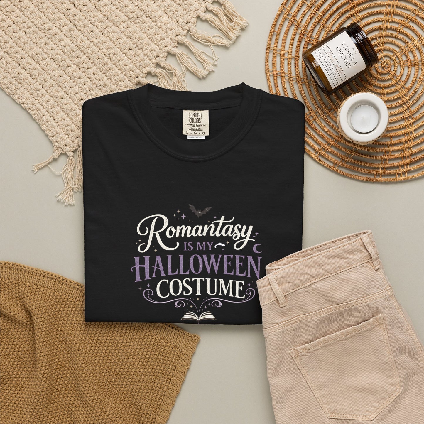 Romantasy Is My Halloween Costume Shirt | Book Lover Halloween Tee | Fantasy Reader Shirt | Spooky Bookish T-Shirt |BookTok Gift for Readers