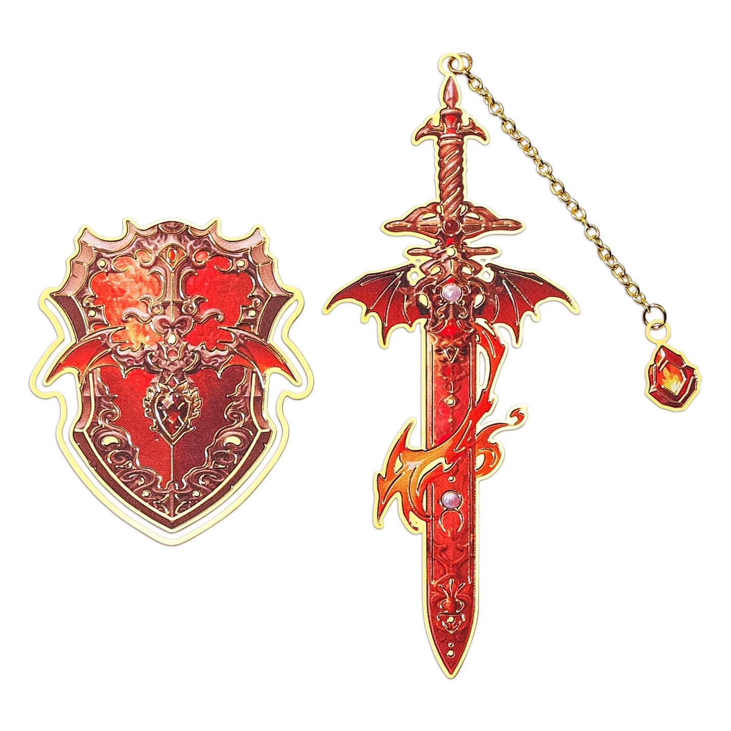 4pcs Fantasy Sword Bookmarks for Books, Journals, Planners - Cool Metal Book Markers for Reading Women & Men, Unique Book Marks Gifts for Book Lovers, Reading Accessories for Students & Adults & Kids
