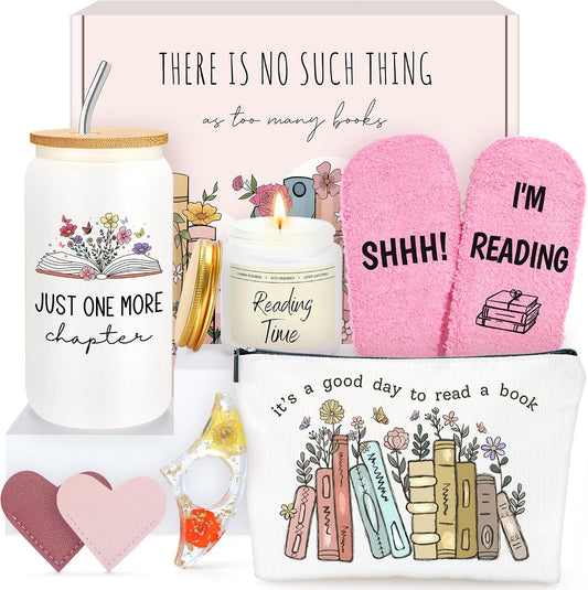 HELORAY Book Lover Gifts for Women Bookish Gifts for Readers Book Accessories for Reading Lovers Bookish Items Themed Presents Librarian Gift for Readers Cool Bookworm Gift for Reading Lovers