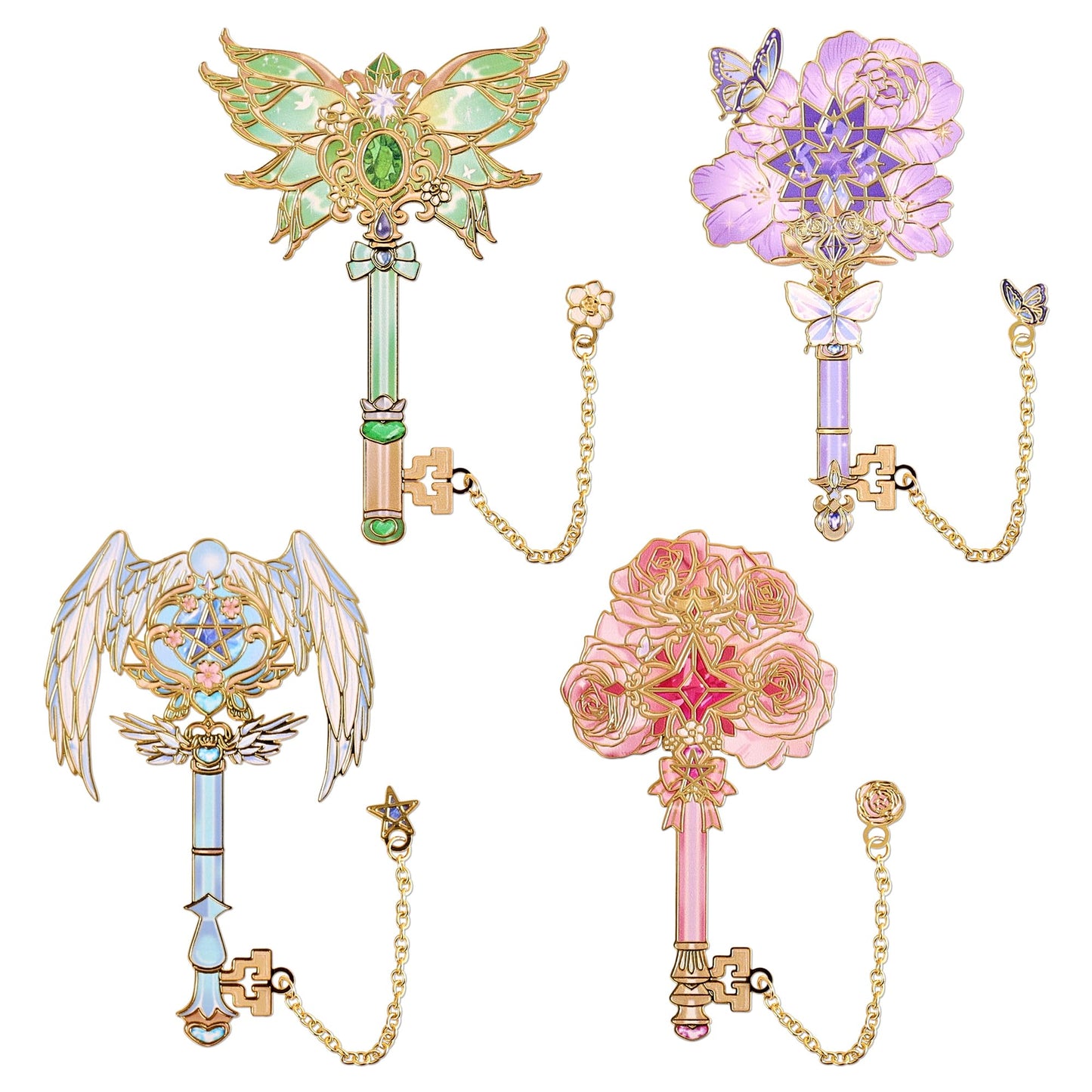 4pcs Fantasy Sword Bookmarks for Books, Journals, Planners - Cool Metal Book Markers for Reading Women & Men, Unique Book Marks Gifts for Book Lovers, Reading Accessories for Students & Adults & Kids