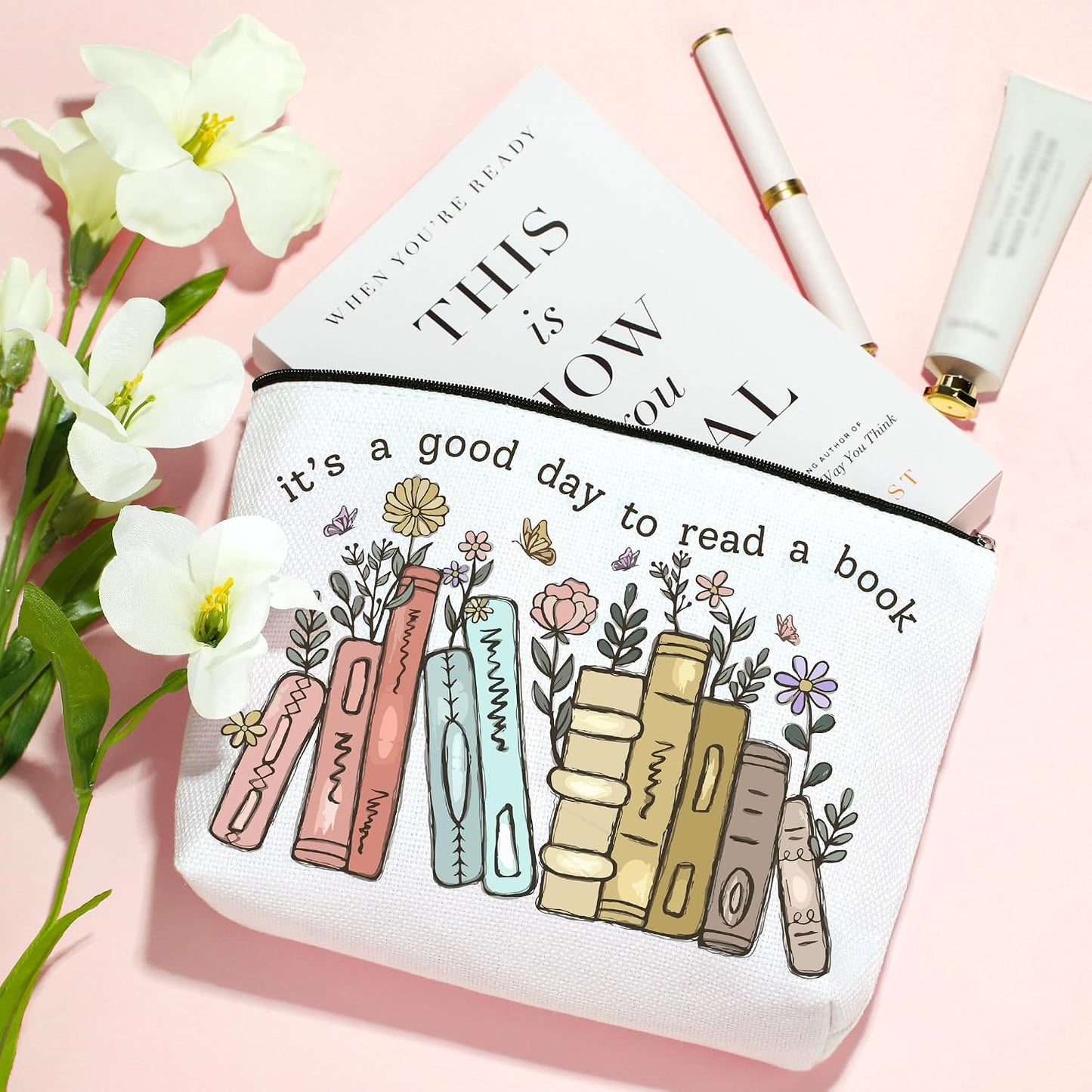 HELORAY Book Lover Gifts for Women Bookish Gifts for Readers Book Accessories for Reading Lovers Bookish Items Themed Presents Librarian Gift for Readers Cool Bookworm Gift for Reading Lovers