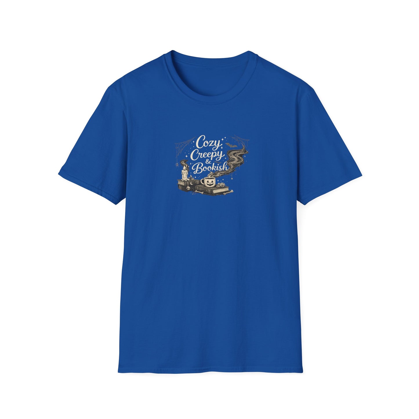 Cozy Creepy & Bookish Shirt | Halloween Book Lover Tee | Spooky Season Reader Shirt | Witchy Bookish T-Shirt | Fall Bookworm Gift