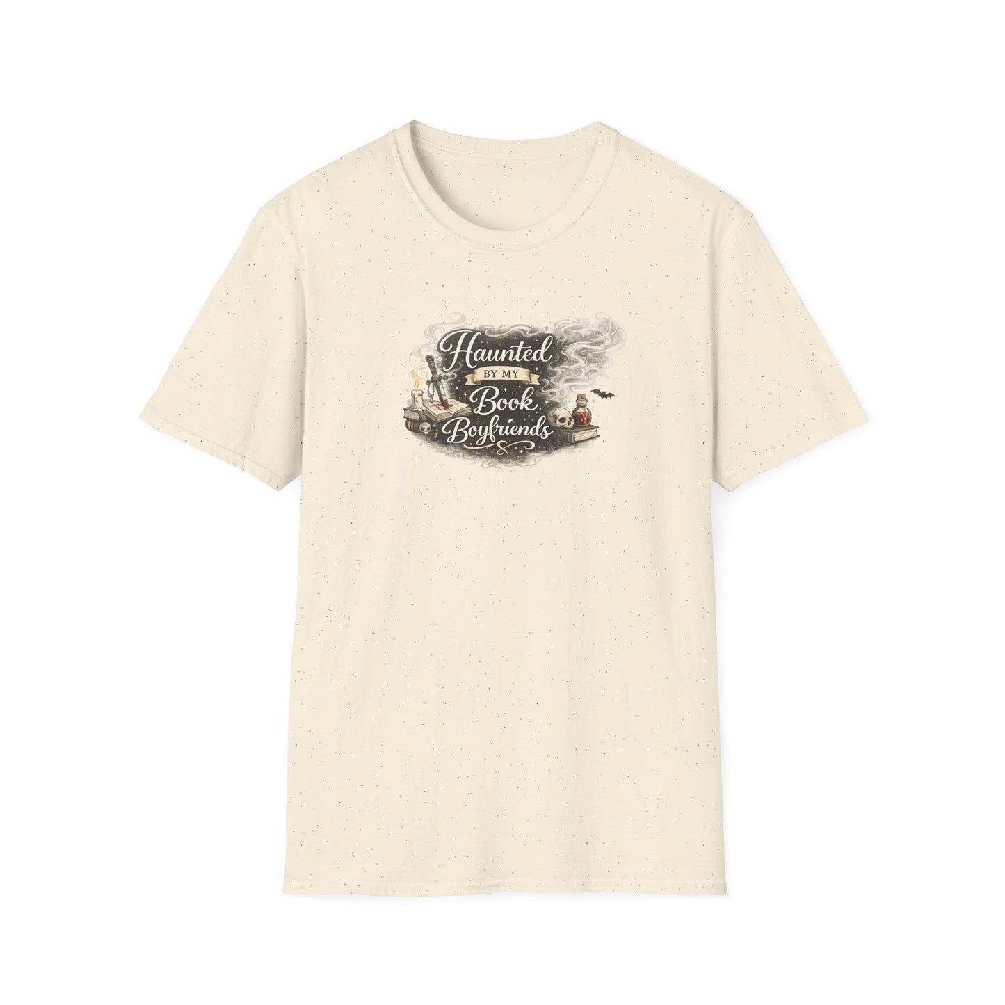 Haunted by My Book Boyfriends Shirt | Book Lover Halloween Tee | Spooky Bookish Shirt | Witchy Reader T-Shirt | Fantasy Book Lover Gift