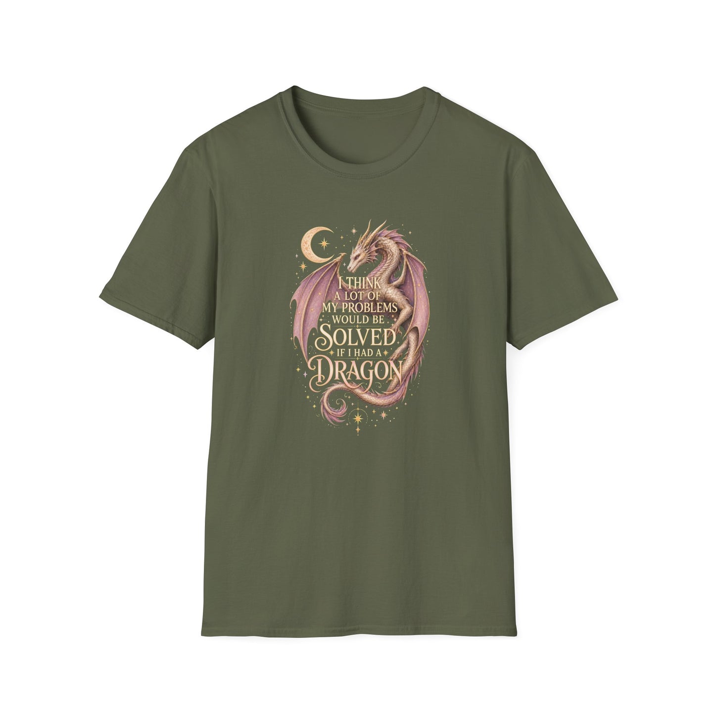 If I Had a Dragon Shirt | Funny Dragon T-Shirt | Fantasy Reader Tee | Romantasy Book Lover Gift | Bookish Graphic Tee