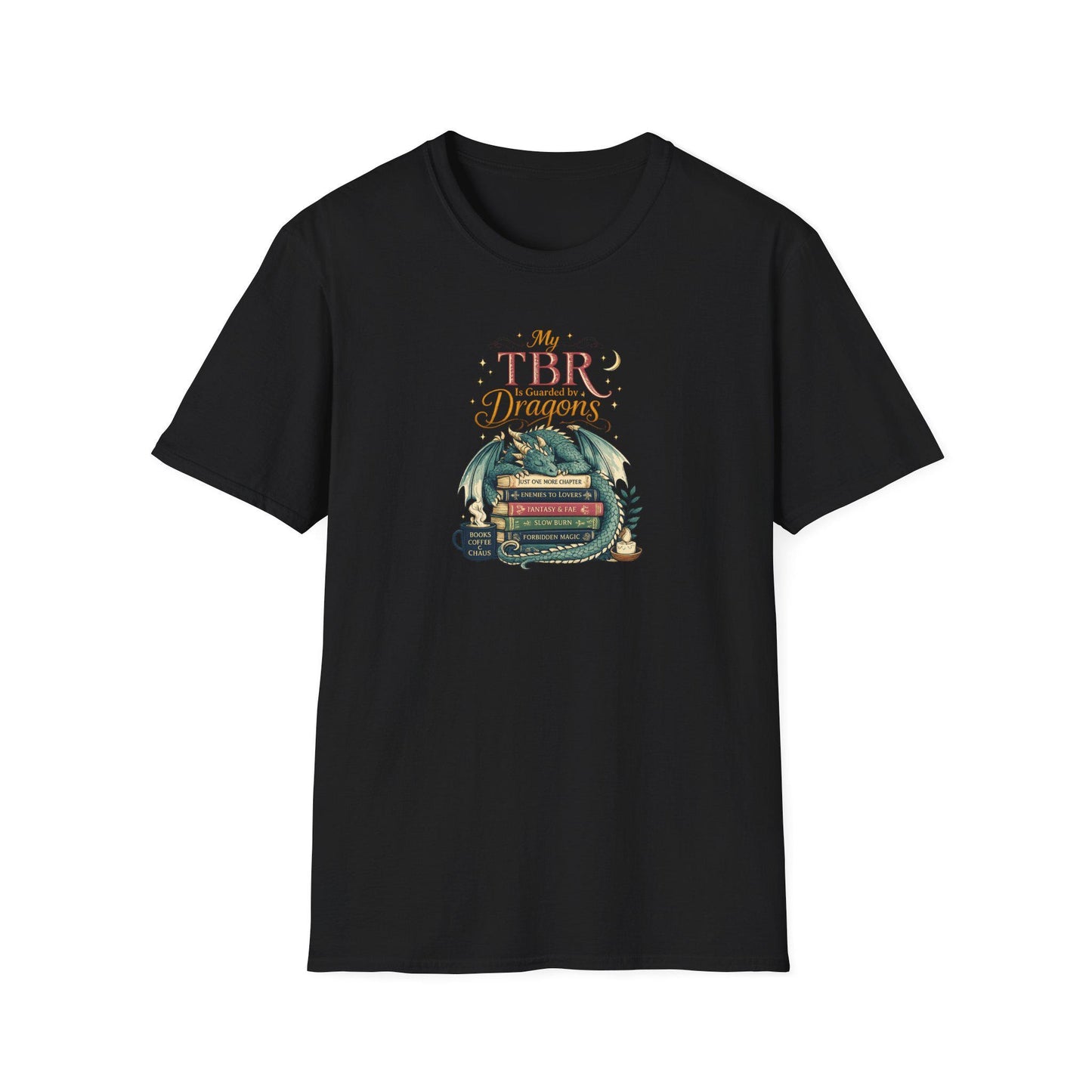 My TBR Is Guarded By Dragons Shirt, Fantasy Book Lover T-Shirt, Bookish Reading Tee, Dragon Reader Gift, BookTok Apparel