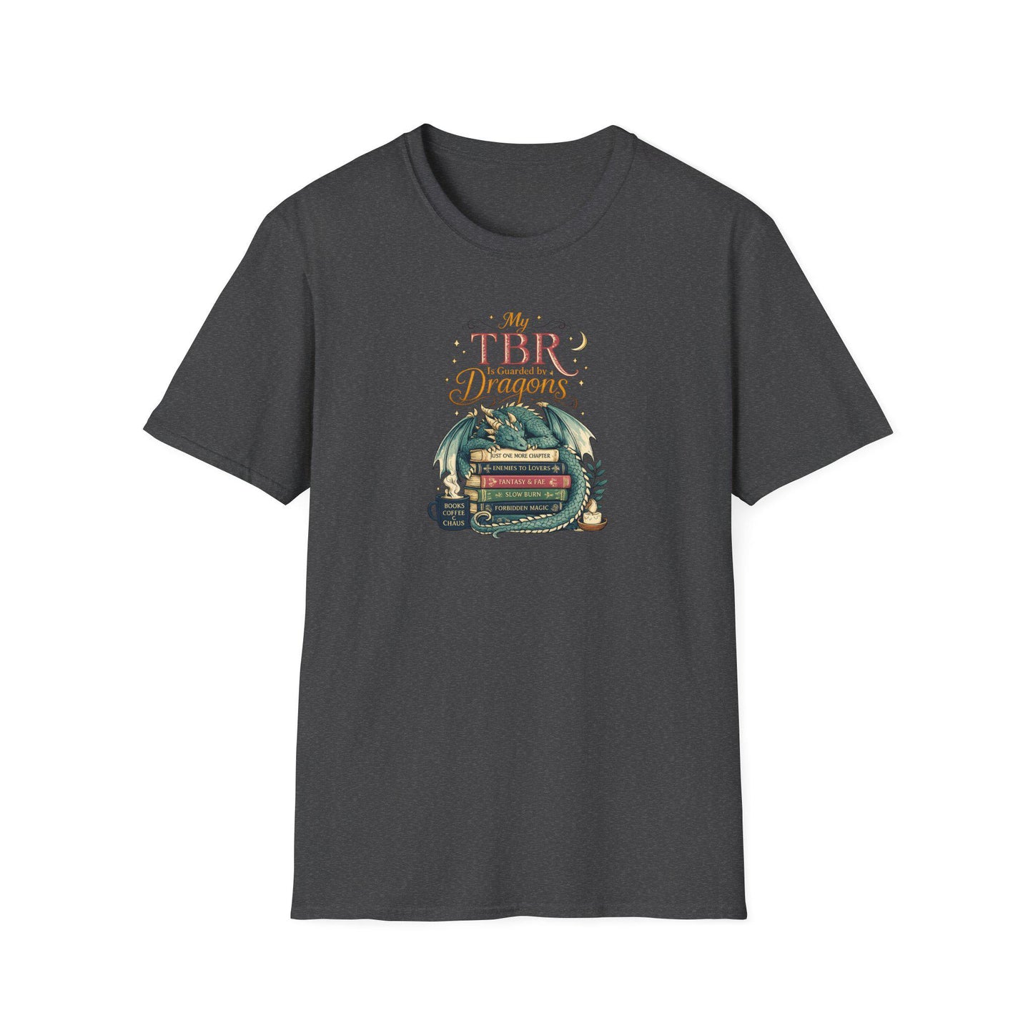 My TBR Is Guarded By Dragons Shirt, Fantasy Book Lover T-Shirt, Bookish Reading Tee, Dragon Reader Gift, BookTok Apparel