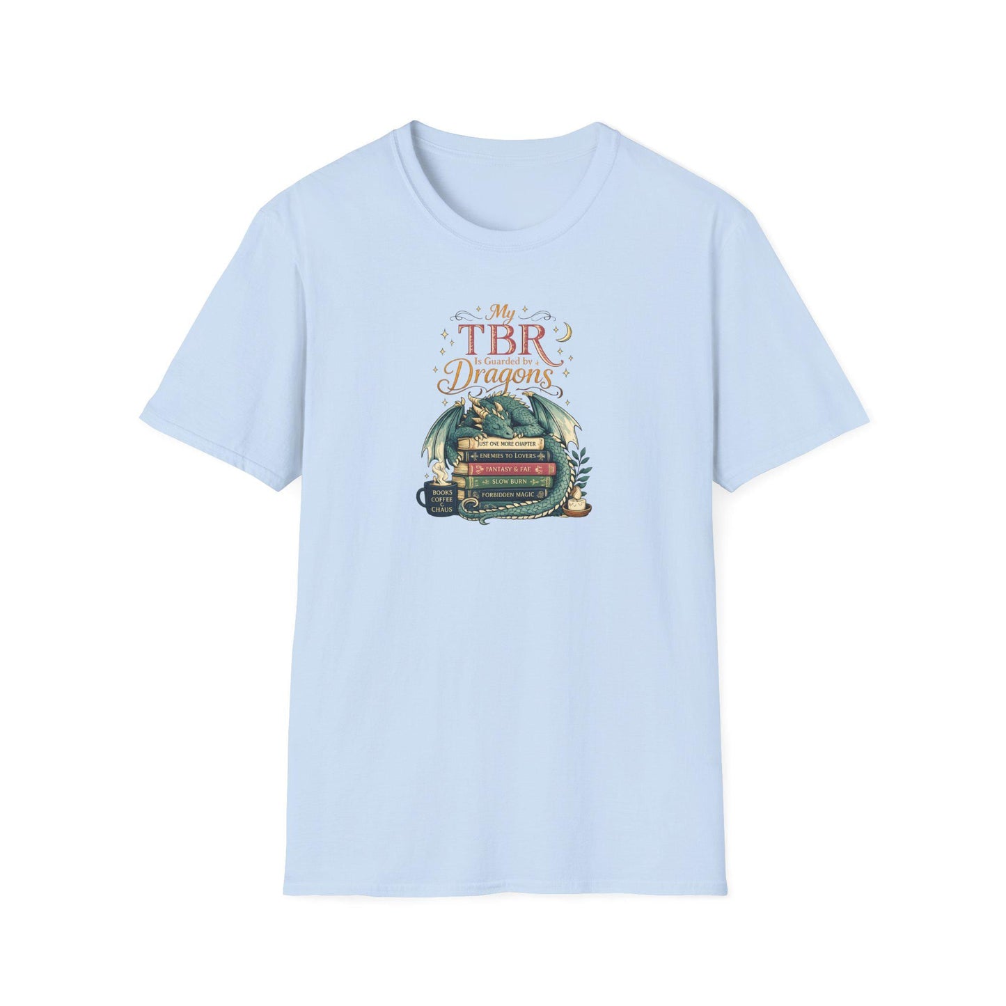 My TBR Is Guarded By Dragons Shirt, Fantasy Book Lover T-Shirt, Bookish Reading Tee, Dragon Reader Gift, BookTok Apparel