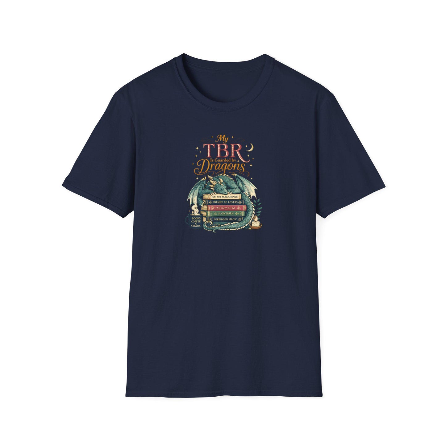 My TBR Is Guarded By Dragons Shirt, Fantasy Book Lover T-Shirt, Bookish Reading Tee, Dragon Reader Gift, BookTok Apparel