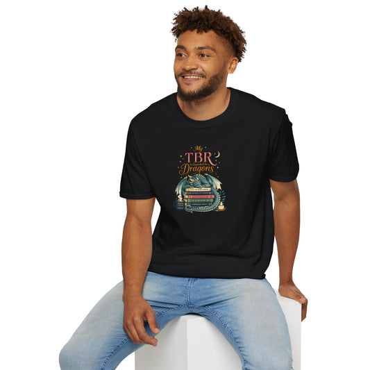 My TBR Is Guarded By Dragons Shirt, Fantasy Book Lover T-Shirt, Bookish Reading Tee, Dragon Reader Gift, BookTok Apparel