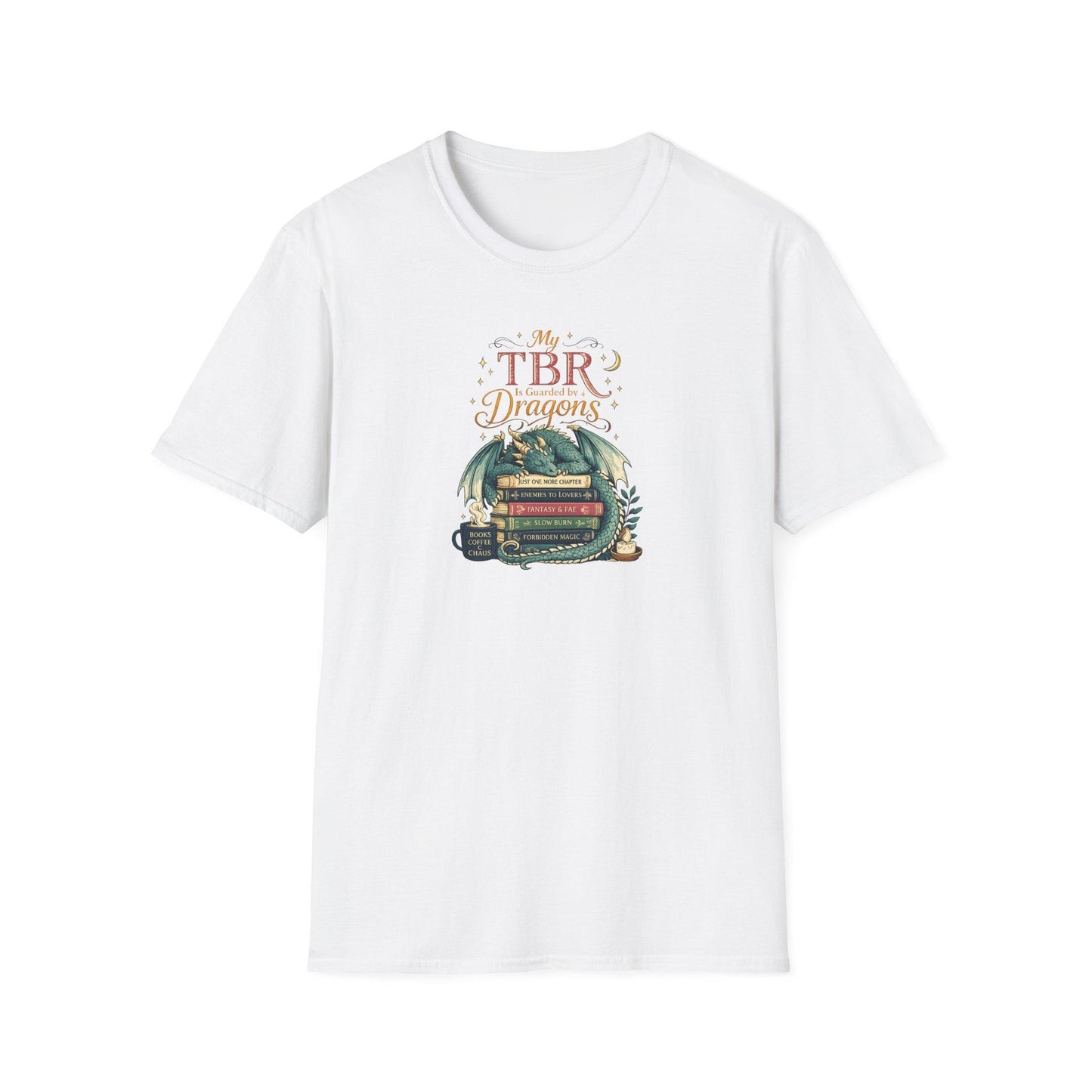 My TBR Is Guarded By Dragons Shirt, Fantasy Book Lover T-Shirt, Bookish Reading Tee, Dragon Reader Gift, BookTok Apparel